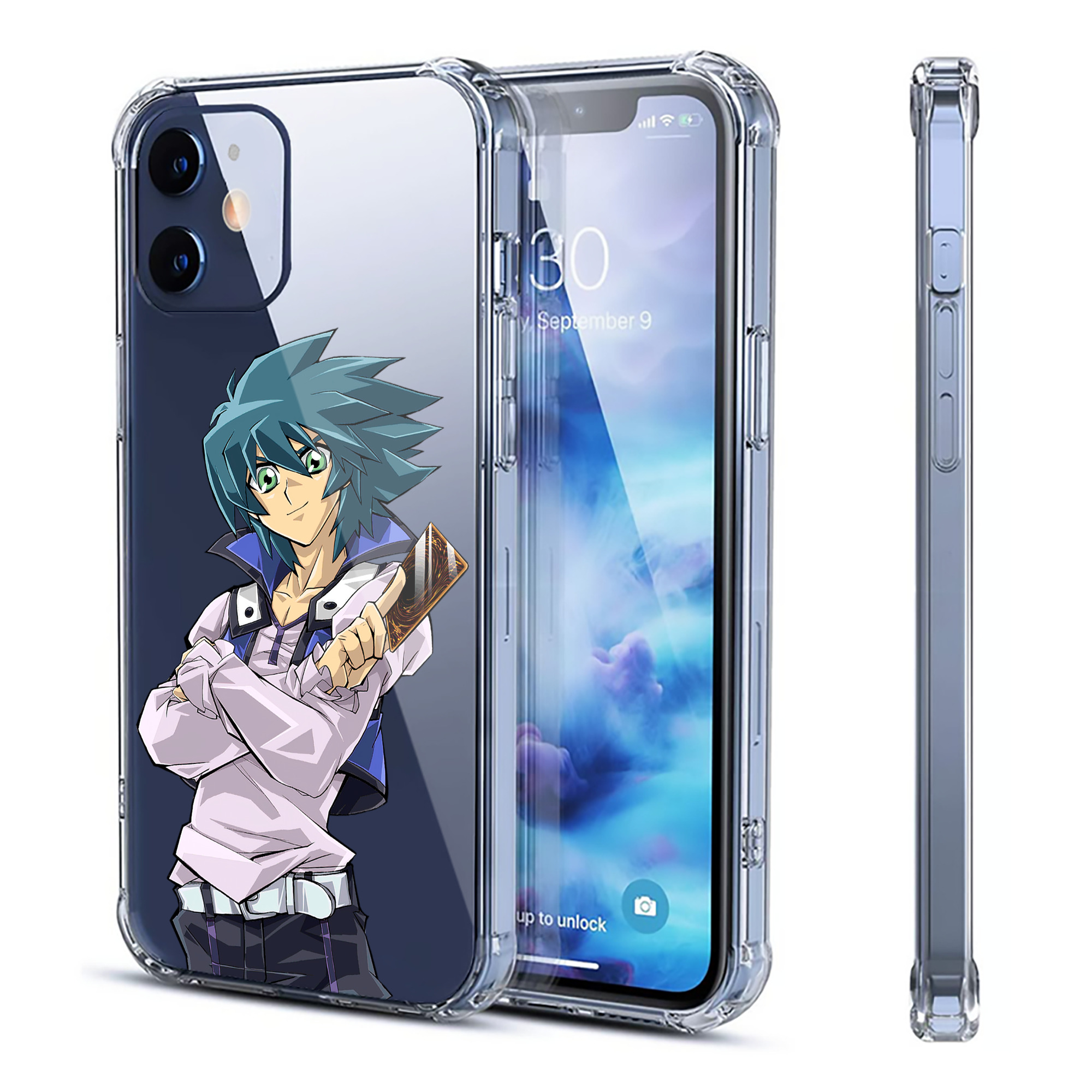 （画像用） 遊☆戯☆王 Yu-Gi-Oh! 【iPhone 12シリーズ対応】透明スマホケース（クリアソフトケース）